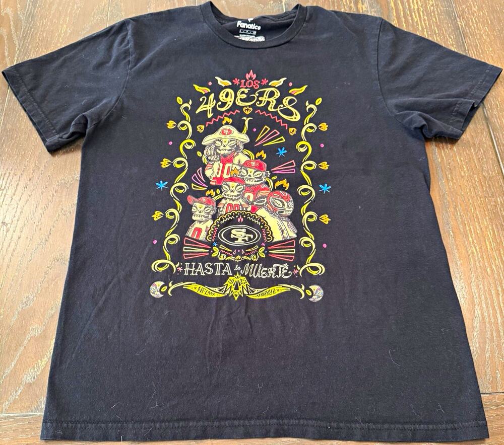 Fanatics San Francisco 49ers NFL Black Graphic T ShirtSize Small